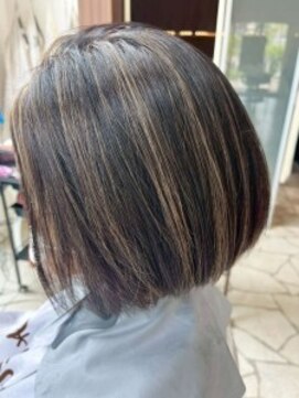 ナオシ 田原台店(nao c) ナチュラル白髪ぼかしカラー【四條畷市】