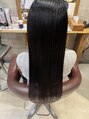 ヘアリゾートエーアイ 秋葉原店(hair resort Ai) 髪質改善縮毛矯正オススメです。ドライだけでこの艶です