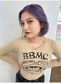 ブリーチ20代30代40代ラベンダーカラークールショート