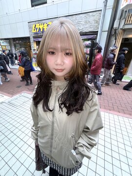 ノラ シブヤ(NORA) ★ルーツカラーベージュカラーブロンドベージュデザインカラー