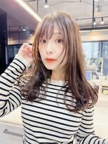 ファンナギンザ(FaNNa ginza)&nbsp;セミロングレイヤー/モカブラウン/フェイスレイヤー