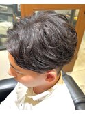 MEN’S HAIR/波巻きツイストスパイラル/フェザーパーマ/都島/J