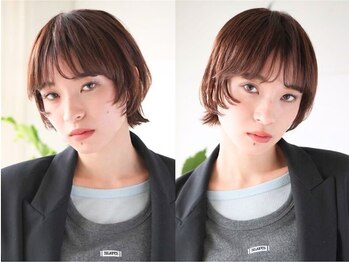 ラヴィズム 長岡店(LUVISM)の写真/自然な丸みとボリューム感を演出する女性らしいショートは”LUVISM”に安心してお任せ◎長岡/ショート/学割