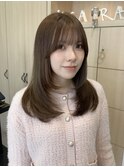 ヘーゼルベージュ×お顔まわりレイヤー【千葉】