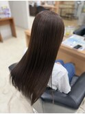 髪質改善カラー×艶ロング