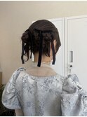 ツインアップヘア
