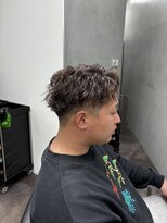 メンズサロンドットリアン(dot. lien)&nbsp;アップバングツイストスパイラルパーマ
