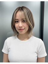 VIM hair 西原店【ヴィム ヘアー】【10月中旬 OPEN(予定)】 トレンドスタイル♪抜け感×透明感ハイライトカラー◎