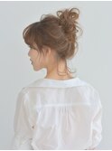 カジュアル高めお団子ヘア☆【AUTRE綱島店】20代30代40代50代