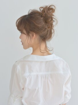 オートル 綱島店(AUTRE by FUGA hair) カジュアル高めお団子ヘア☆【AUTRE綱島店】20代30代40代50代