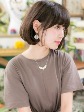 カバーヘア イヴ 戸頭店(COVER HAIR EVE) *EVE戸頭*耳かけが◎シンプルワンカール大人ボブb