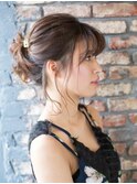 ルーズお団子ヘア￥3000