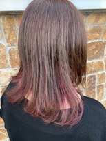 リリーアンドコー ヘアデザイン(Lily&Co hair design)&nbsp;インナーカラー カシスピンク