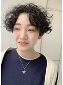 20代30代★大人クールな無造作カール×外国人風ショートスタイル
