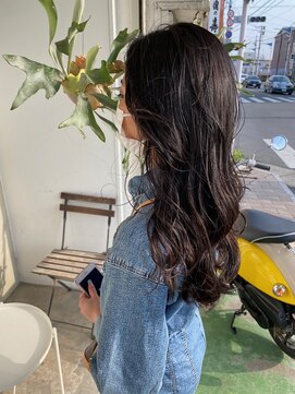 ナイーブヘアデザイン(NAiVE HAIR DESIGN) 【NAiVE hair】透け感パープルグレージュ
