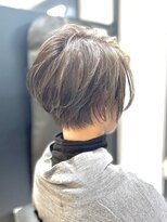 ジエクト 本店(The Ect)&nbsp;ミセスショート×白髪ぼかし×大人ダークカラー×アッシュカラー