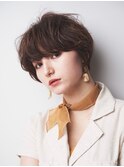大人可愛い20代30代40代ショートボブ・丸みのショート 池袋