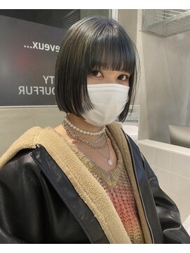 ローウェ 青山 表参道(Louwe) 髪質改善/ミディアム/ボブ/白髪染め/韓国/レイヤー/青山/表参道