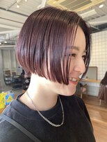 ヨイク(YOIKU)&nbsp;ハンサムショート×グレープカラー