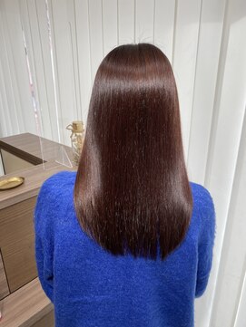 キュア 表参道(CURE) 黒髪/グレージュカラー/ココアベージュ/ヘルシーロング[表参道]