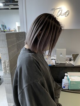 タオ 河原町(Tao) ボブとバレイヤージュ