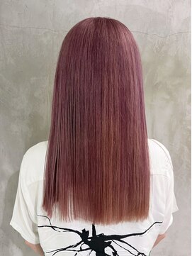 アルバム 渋谷パルコ(ALBUM) ピンク塩基_チェリーブラウンフェミニンロング_ba409901