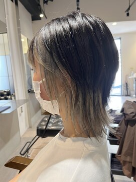 アマレット(Amaretto) インナーカラー　シルバー