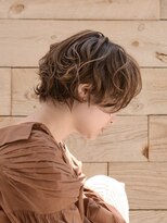 ロアー ヘアー マックイーン 流山おおたかの森店(RAWR hair McQueen) 【RAWR】無造作パーマ_メンズライク_カーリーショート