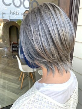 ヘア メイク ココ(hair make coco) ブルージュ＆グレー