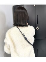 カミエ(kamie)&nbsp;＊結べるボブ 切りっぱなし オリーブグレージュ濃いめ 三宮