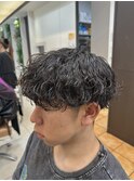 ☆刈り上げマッシュ波巻きパーマ