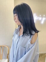 キジ(kiji)&nbsp;ミディアムレイヤー / ネイビーカラー〔久屋大通/久屋/丸の内〕