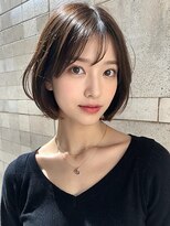 ケンジ 洋光台(KENJE)&nbsp;小顔みせ大人ショートボブ【スタイリスト桂口】