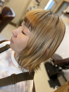 パラティヘアーファンタジー(Parati hair fantasy) ミディアムボブ、キツネカラー