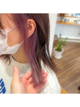 ルセ イノベーション 蓮田店(Ruse innovation) 【11月】ライラックピンクインナーカラー