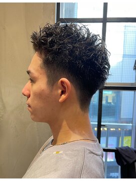 ユアーズヘア 新宿WEST(youres hair) スパイキーショート/束間ツーブロック/ピンパーマ/マッシュ