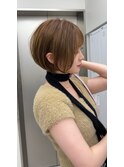 黒髪カタログ/ボブルフ/小顔に見せるヘア/ワンレン