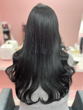 シーズン 大阪(SEASON) 【エクステ】ブルーブラック/レイヤーカット/エクステ専門店大阪