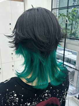 ジルスタジオ(JILL STUDIO) ウルフミディ/グリーンカラー