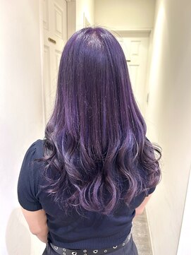 コル(CoL) 色落ちがキレイなバイオレットカラー&ヘアティンセル☆