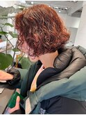 原宿ボブスパイラルパーマウェーブヘアウェーブパーマ30代40代
