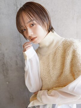 オーバーヘアー 南草津店(over hair) ハンサムショート×ショコラアッシュ