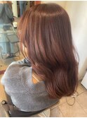 オレンジブラウンカラー＊ロングヘア