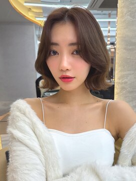 ロンドガーネット 池袋(Lond garnet) イメチェン外ハネボブ美髪ワイドバングレイヤーショート/池袋