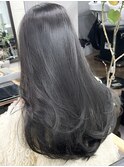 ☆透明感アッシュグレージュ髪質改善レイヤーカットブリーチなし