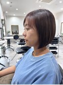 切りっぱなしボブ