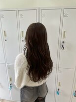 《髪質改善 縮毛矯正/ 酸性ストレート/髪質改善トリートメント》nui + (茨木店) 黒髪/クラゲヘアー/オリーブグレー/小顔/ココアベージュ/茨木