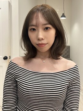 ラヴィズム 長岡店(LUVISM) 韓国/顔周りレイヤー/ダブルカラー/ベージュ/前髪新潟長岡宮関