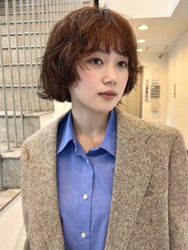 トリッカ 銀座(tricca) ボブ/レイヤーカット/顔周り/パーマ/ニュアンスカラー