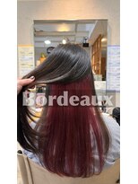 ティーズピーク(ty s peak)&nbsp;ボルドー×インナーカラー